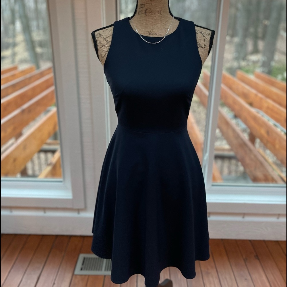 Gianni Bini Dark Navy A-Line Dress Size 0 Worn Once!!